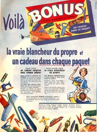 bonus cadeau