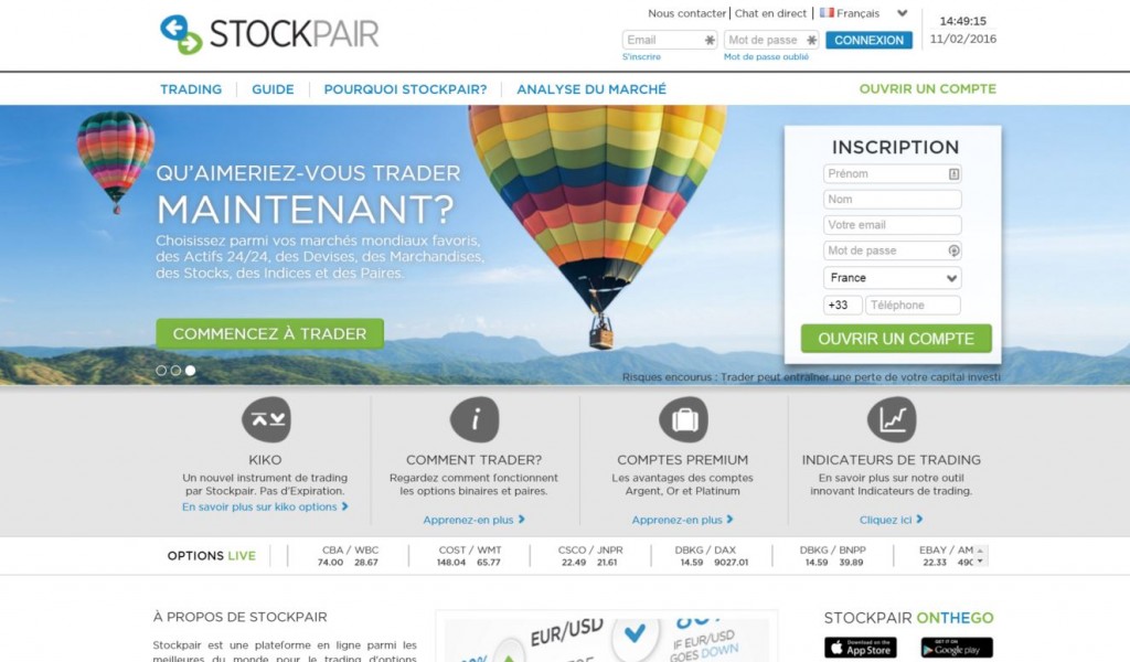 Les meilleurs brokers options binaires