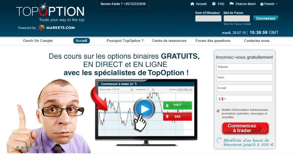 Comparatif des brokers d'options binaires