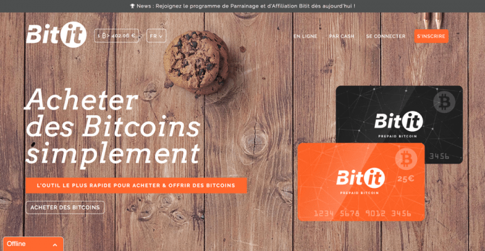 Avis bitit, cours du bitcoin, acheter bitcoin